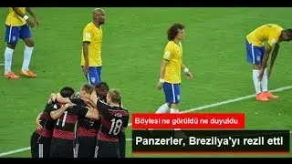 Brezilya 1-7 Almanya - Brezilya Tarihinin En Kötü Felaketini Yaşadı
