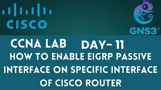 How to Enable EIGRP Passive Interface on Specific Interface of Cisco Router
