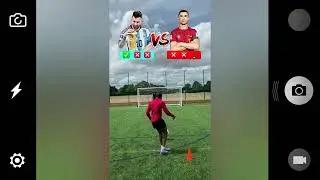 Messi vs Ronaldo😂⚽️