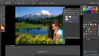 Photoshop Tutorial : Using Gradient Tool in Photoshop CS6
