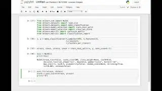 Classification Example with the Nu-SVC in Python
