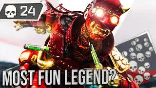CRAZY OCTANE SOLO 24 KILLS! MOST FUN LEGEND STILL!? - Apex Legends Season 16 Gameplay