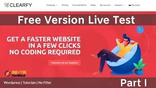 Clearfy Wordpress optimization Plugin LIVE TEST - The Free Version