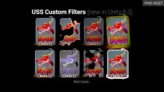 UI Toolkit Filters new in Unity 6.3