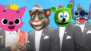 Talking Tom & Gummy Bear & Pinkfong! & Lilo and Stitch - Coffin Dance Song Astronomia (Cover)