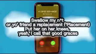 NLE Choppa, Feat Lil Wayne - Ain’t gonna answer (Lyrics + clean)