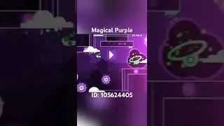 Think this is a level about purple #geometrydash #gaming #gd