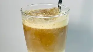 [No Music] How to make easy homemade Sweet Corn Milk Iced Coffee
