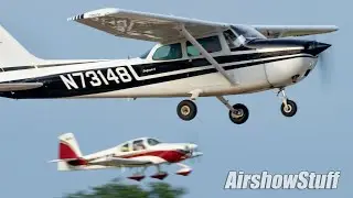 10 Hours of Airplanes! EAA AirVenture Oshkosh Arrivals/Departures Mega-Compilation 2023