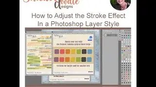 How to Adjust the Stroke Effect in a Photoshop Layer Style
