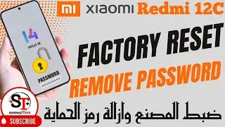 Factory Reset Remove Password Pin Pattern xiaomi redmi 12c 2024