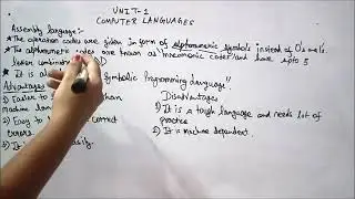 Computer Languages II High and Low Level Language II Difference , Advantage and Disadvantage