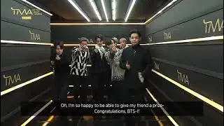 🔴[HD LIVE] BTS acceptance speech for ARTIST OF THE YEAR at TMA 2021 | BTS at TMA