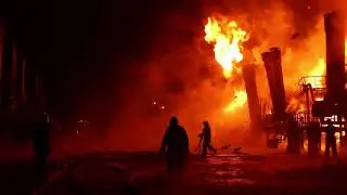 Пожар на Приобском месторождении