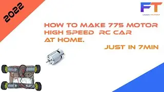 Powerful high speed 775 motor RC Car.