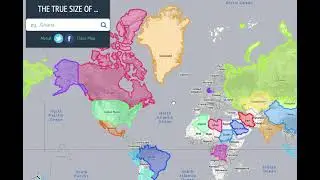 The 20 Largest Countries ARE LARGER THAN YOU THINK!!!