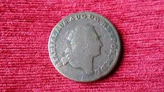 Польша монета 3 гроша 1766 года GROSSUS POLON:TRIPLEX 1766 STANISLAUS AUG D.G. REX POL M D L