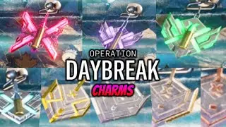 ALL OPERATION DAYBREAK *RANKED* CHARMS IN GAME SHOWCASE-SIEGE X
