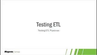 Testing ETL