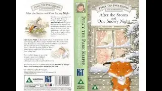 Percy the Park Keeper After the Storm and One Snowy Night VHS