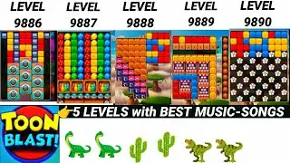 Toon Blast: Levels 9886 - 9890!