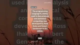 Programming language R..? #shorts #programming #coding #R #factoftheday #technology #tech #computer