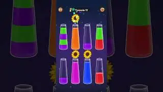 Water Sort lvl 13 #funny #watersort #shorts