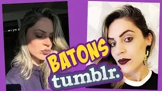BATONS TUMBLR 😱 Comparação de Batons MATTE💄💋