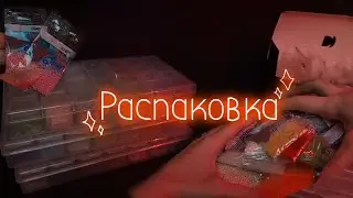 Распаковка новых органайзеров для бисера🕯 Насыпаю бисер в контейнер • Organizing Beads ~ АСМР