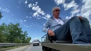 ride along in old military vehicle