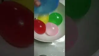 Учим цвета на русском языке и лопаем шарики