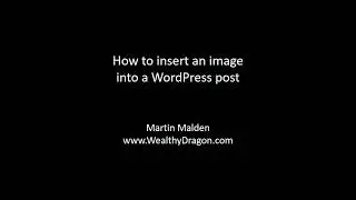 How to Insert an Image into a WordPress Post