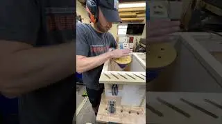 Scribe and sand to the line! #scribe #cabinet #diydad #woodworking #cabinet