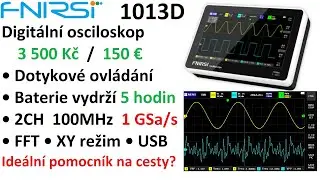 Osciloskop jako tablet? Fnirsi 1013D