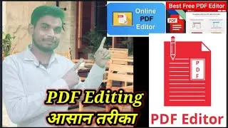 Pdf Edit kaise karen, online pdf editing kaise karen, Easy pdf editor Sejda