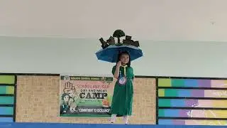 Modelling of Creative Umbrella (Mr & Ms BSP-GSP) - Jeana Elzabelle (8 years old)