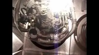 Close look at NASA Space Shuttle Main Engine and Main engine O2 turbine of, STS-1