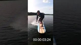 Top Speed On The Electric Surfboard  