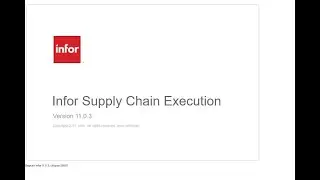 Создание Роли для пользователя в Инфор WMS 11.0.3 / Creating a Role for a User Infor WMC 11.0.3