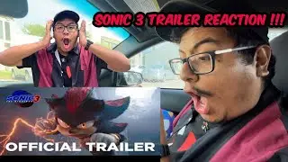 SONIC 3 TRAILER REACTION