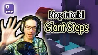 Bhop GIANT STEPS 👉 ALL 113 POINTS tutorial, walkthrough Krunker.io map 100%