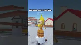 BANANA CAT pooping: 🍌😿 