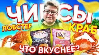 ЧИПСЫ LAYS С КРАБОМ против ЧИПСОВ ЛЕЙС С ЛОБСТЕРОМ🖤