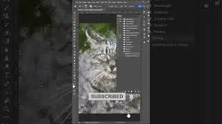 Painting Photoshop Action #shorts