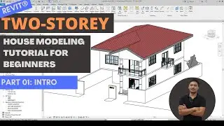 Part 01 -  Revit Two(2) Storey House Modeling Tutorial for Beginners - Intro