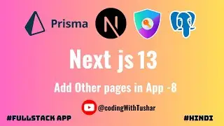 Full Stack Web Development with Next.js 13, TypeScript, Prisma, Next.js Auth, and Postgres.