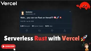 Rust on Vercel | Build and Deploy Blazing Fast Serverless Functions (Full Guide)