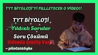 TYT Biology °Starred Questions° Question Solutions 🧬 (YOU WILL GET A PERFECT SCORE ON TYT BIOLOGY...