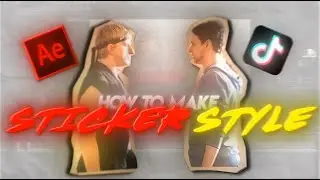 How to make This VIRAL Sticker Style || After Effects