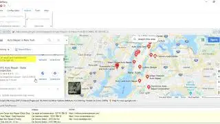 How to perform city based keyword scraping in Google Maps